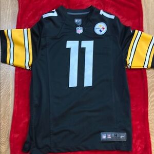 Nike Black and Yellow Football Jersey